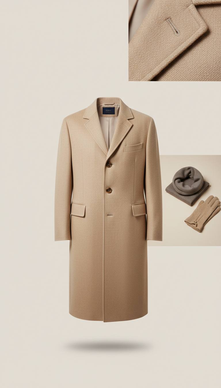 Tailored Cashmere Overcoat